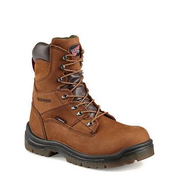 Red Wing King Toe 8-inch Insulated Waterproof Safety Toe - Hnede Pracovne Cizmy Panske, RW352SK